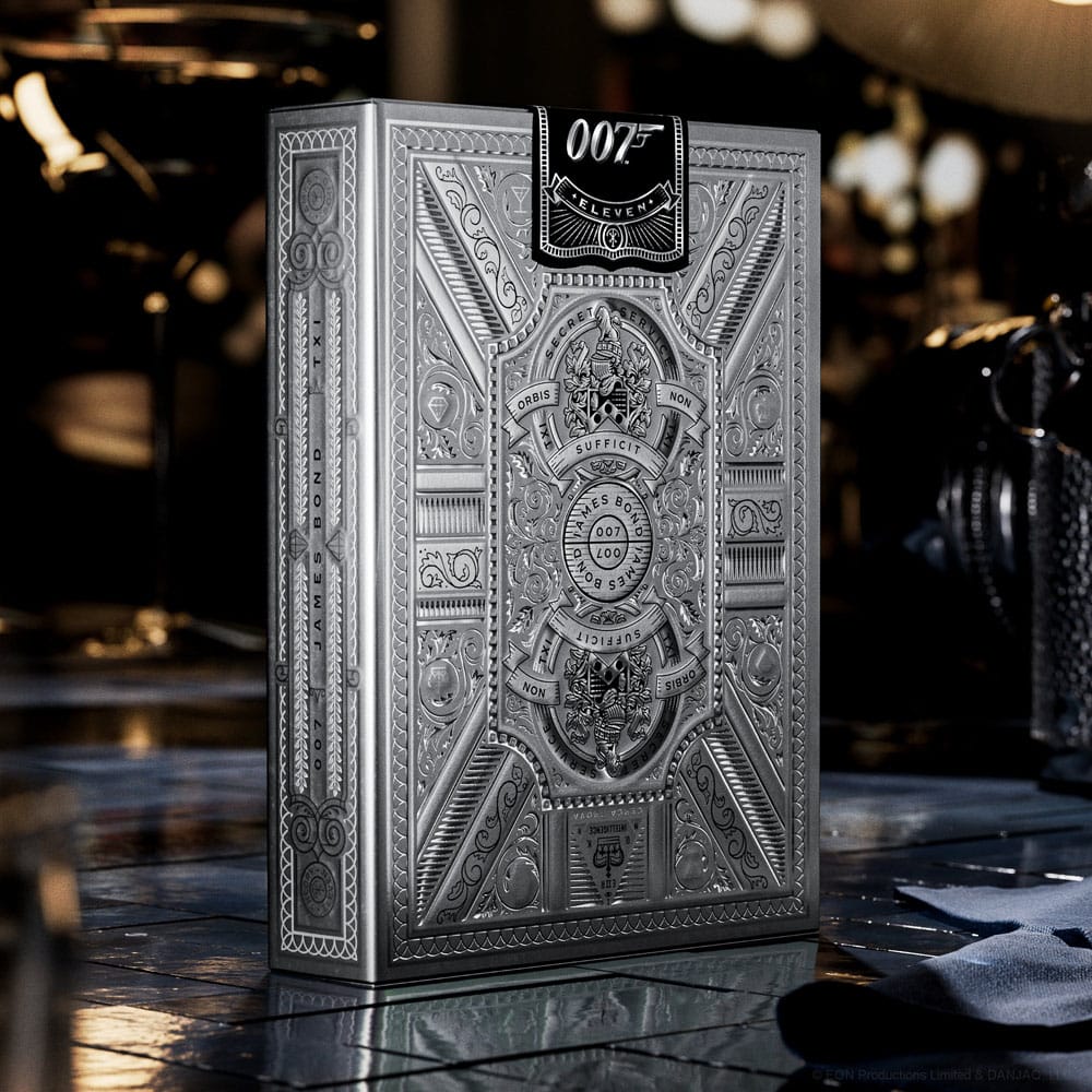 James Bond jeu de cartes à jouer Silver Edition