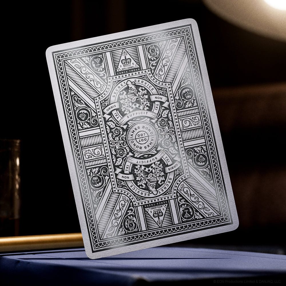 James Bond jeu de cartes à jouer Silver Edition