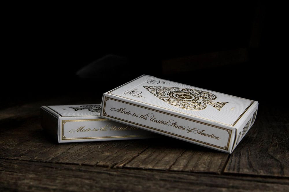 Artisan jeu de cartes à jouer White