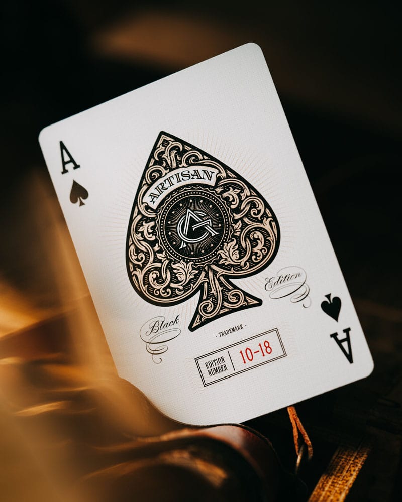 Artisan jeu de cartes à jouer