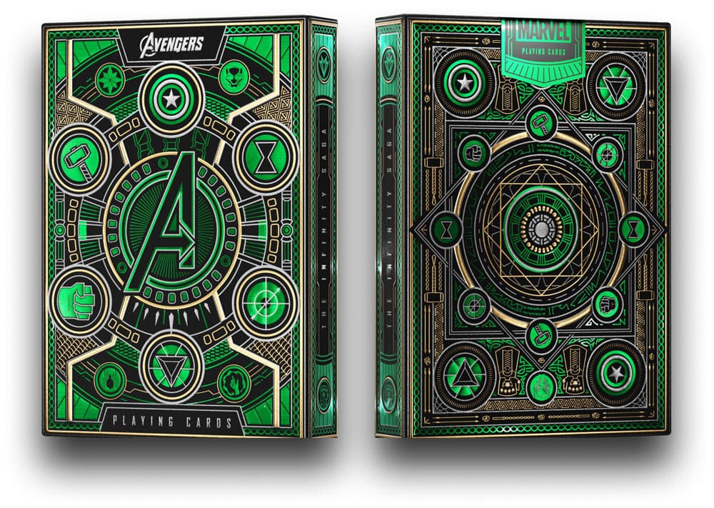 Avengers - The Infinity Saga jeu de cartes à jouer Green Version