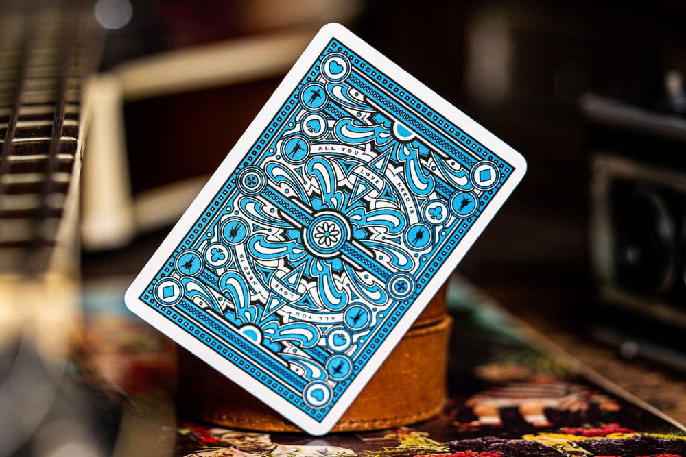 The Beatles jeu de cartes à jouer Blue Version