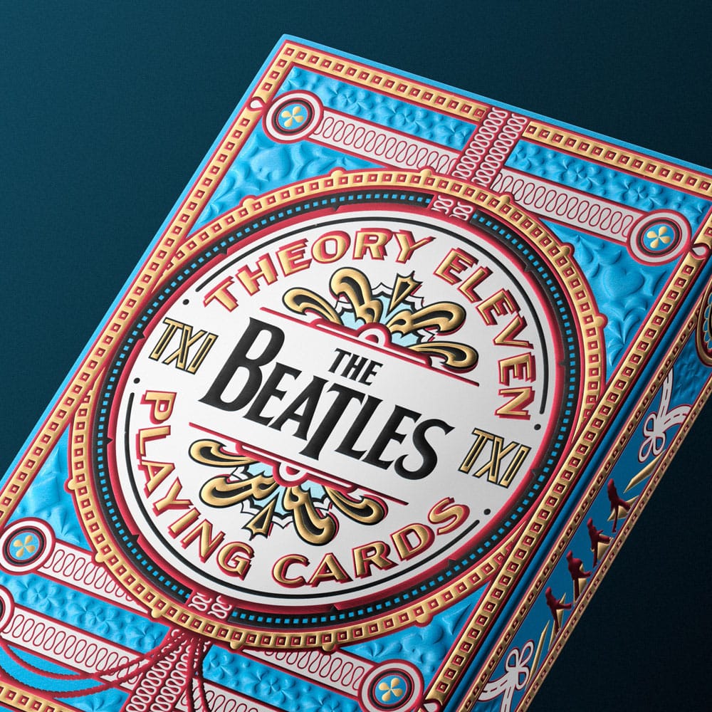 The Beatles jeu de cartes à jouer Blue Version