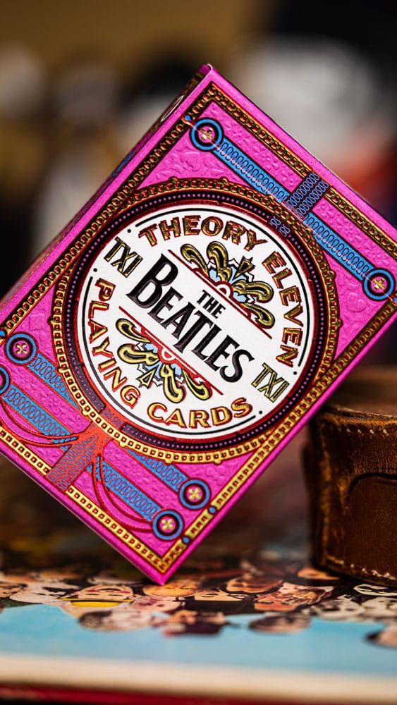 The Beatles jeu de cartes à jouer Pink Version