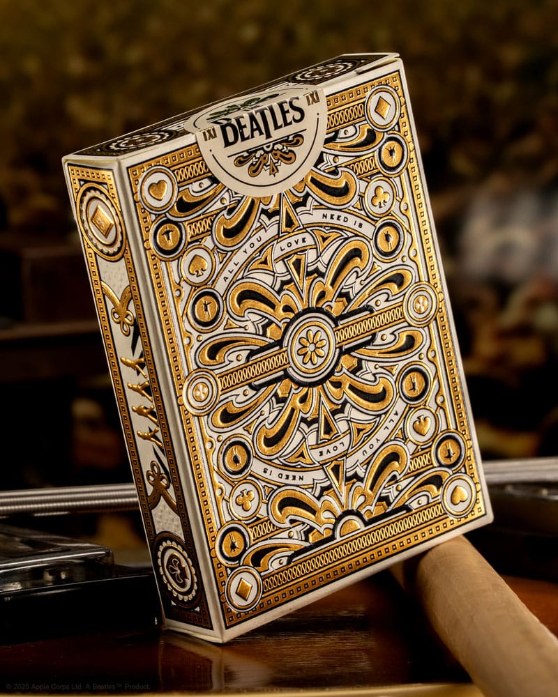 The Beatles jeu de cartes à jouer White Special Edition