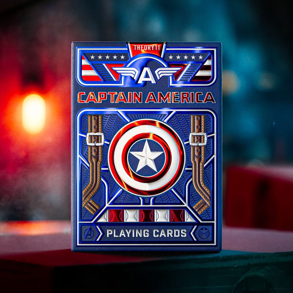 Captain America jeu de cartes à jouer Patriotic Design