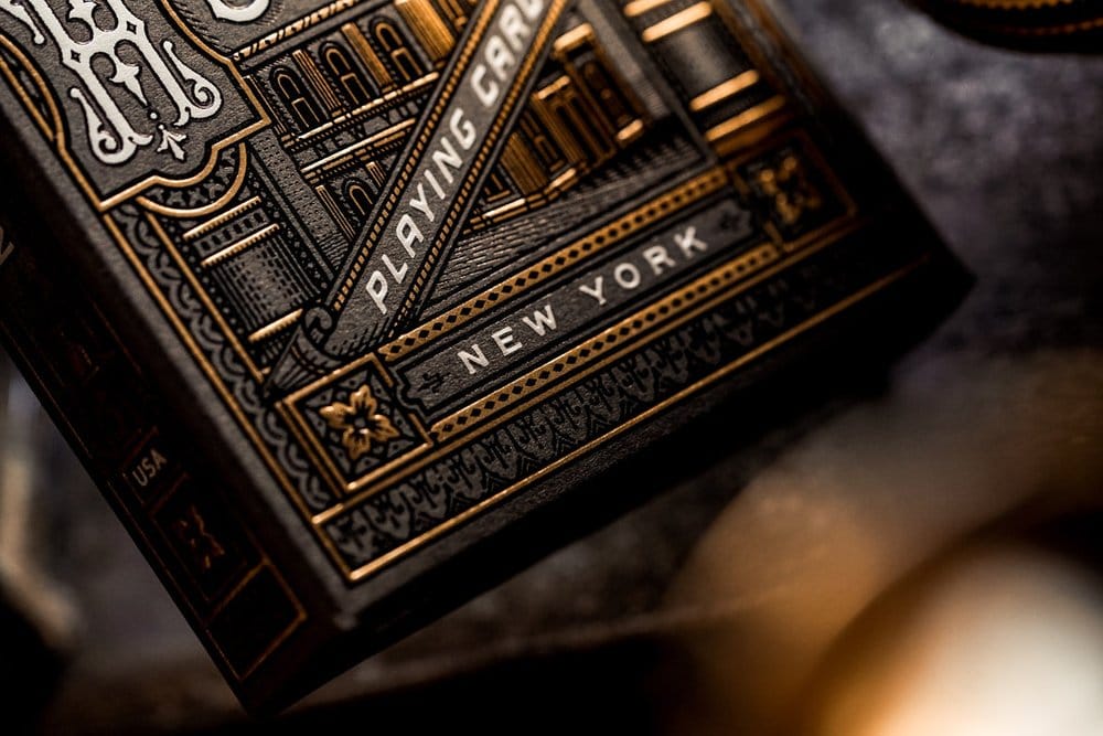 Theory 11  jeu de cartes à jouer Hudson noir