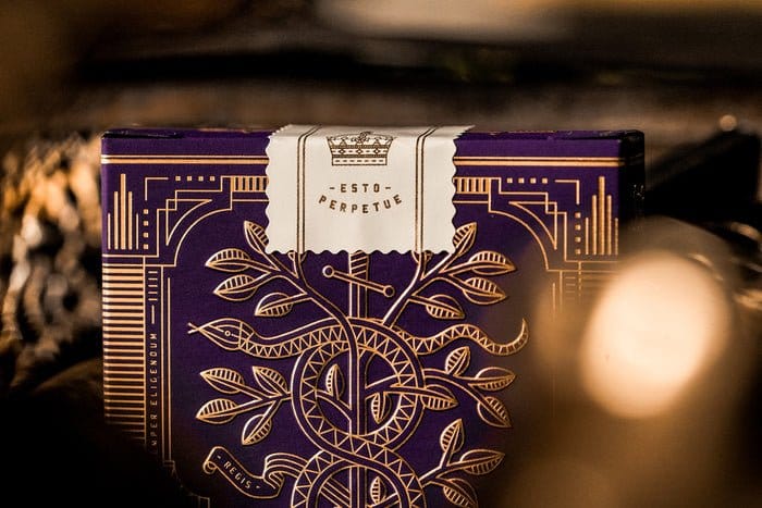 Theory 11  jeu de cartes à jouer Monarch Purple