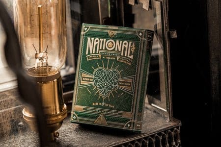 Theory 11  jeu de cartes à jouer National Green