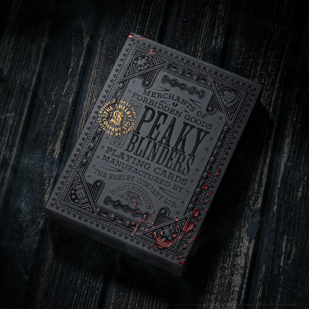 Peaky Blinders jeu de cartes à jouer Forged In Smoke and Blood