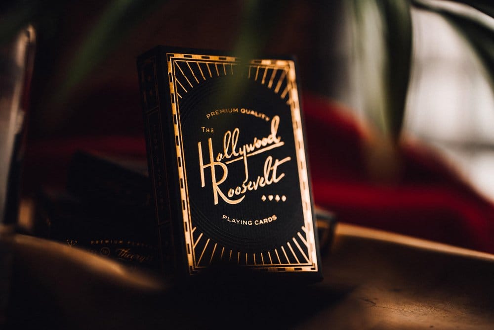 Theory 11  jeu de cartes à jouer The Hollywood Roosevelt