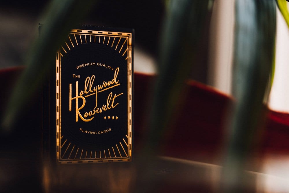 Theory 11  jeu de cartes à jouer The Hollywood Roosevelt