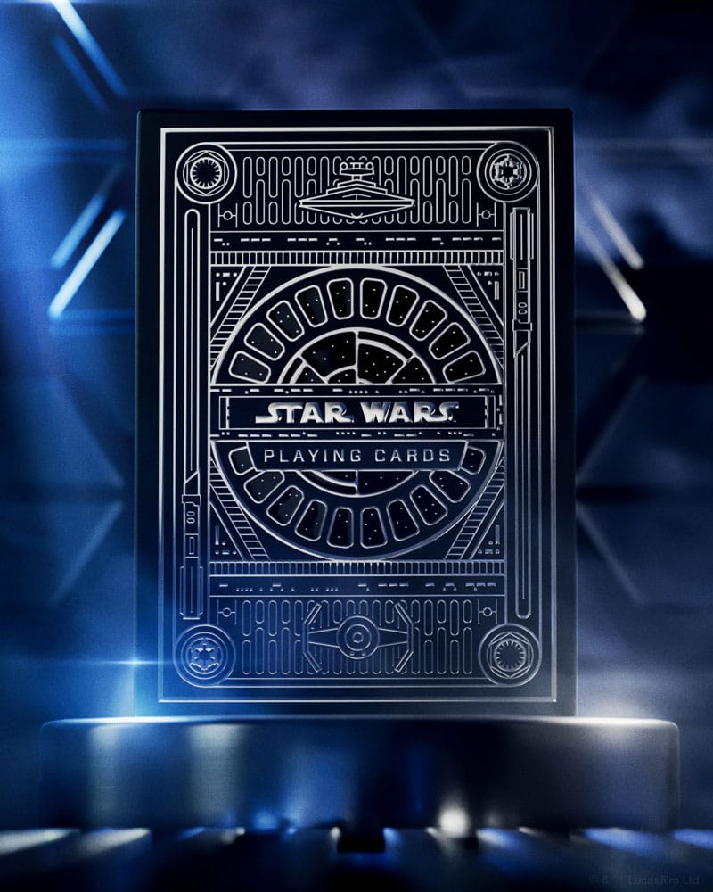 Star Wars jeu de cartes à jouer Silver Edition Dark Side