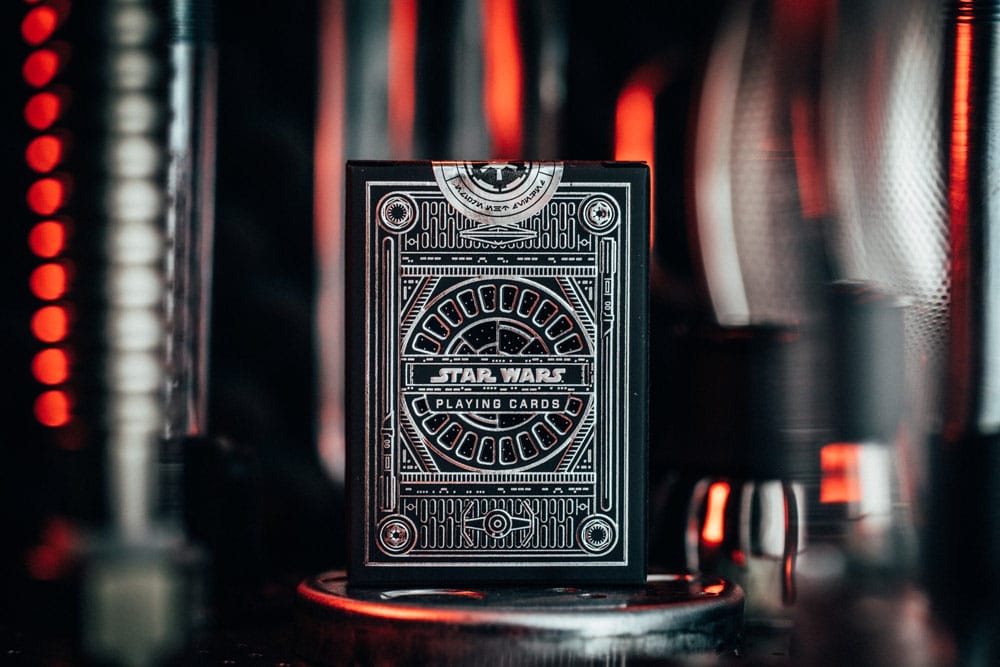 Star Wars jeu de cartes à jouer Silver Edition Dark Side