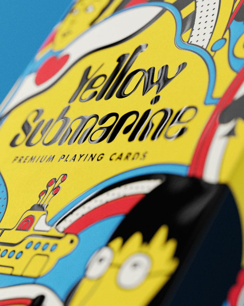 The Beatles jeu de cartes à jouer Yellow Submarine