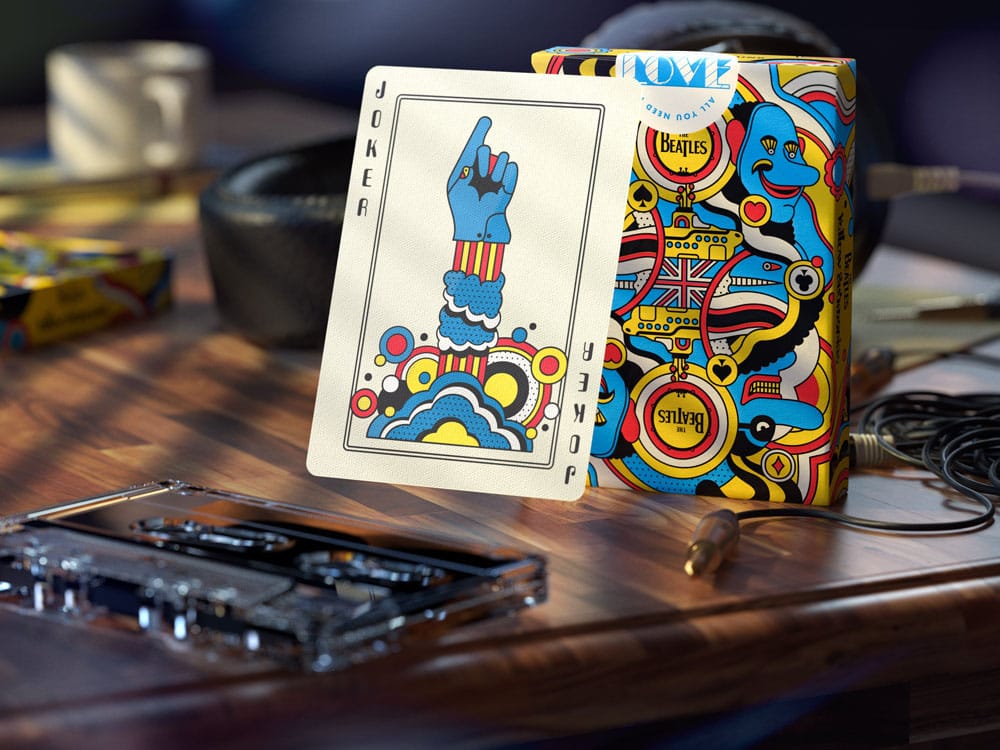 The Beatles jeu de cartes à jouer Yellow Submarine
