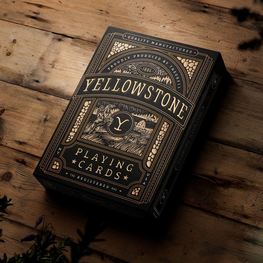 Yellowstone jeu de cartes à jouer
