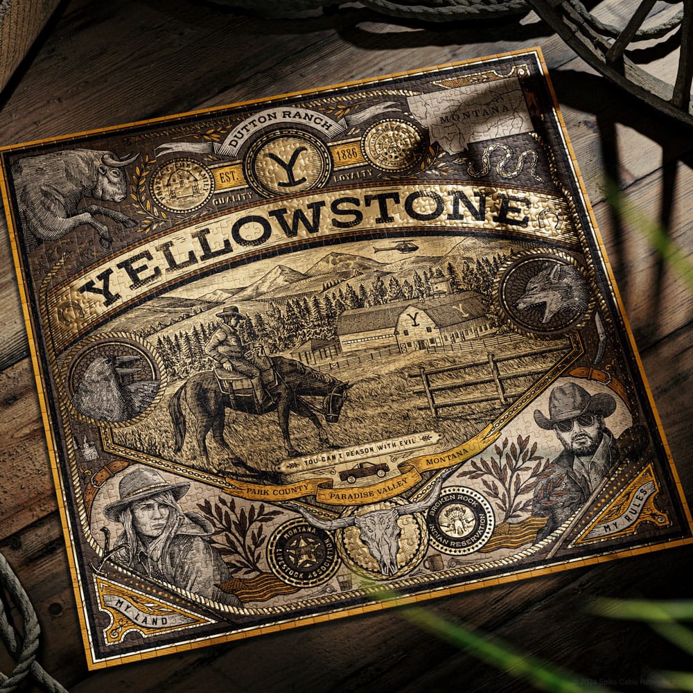 Yellowstone Puzzle multidimensionnel (1000 pièces)