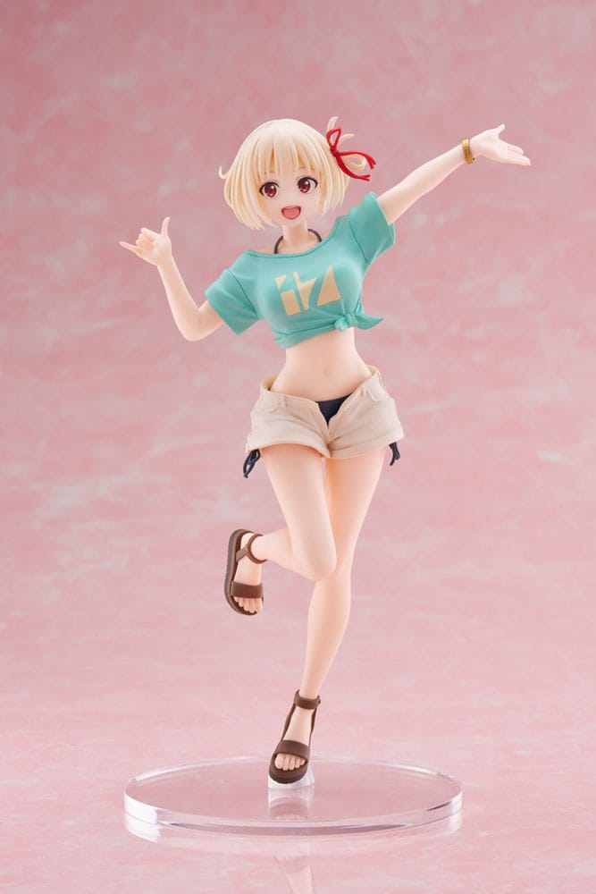 Lycoris Recoil statuette PVC Coreful Chisato Nishikigi Hawaiian Ver. 18 cm