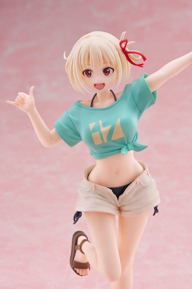 Lycoris Recoil statuette PVC Coreful Chisato Nishikigi Hawaiian Ver. 18 cm