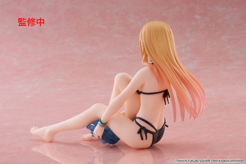 My Dress-Up Darling statuette PVC Desktop Cute Figure Marin Kitagawa Measured Swimsuit Ver. 13 cm