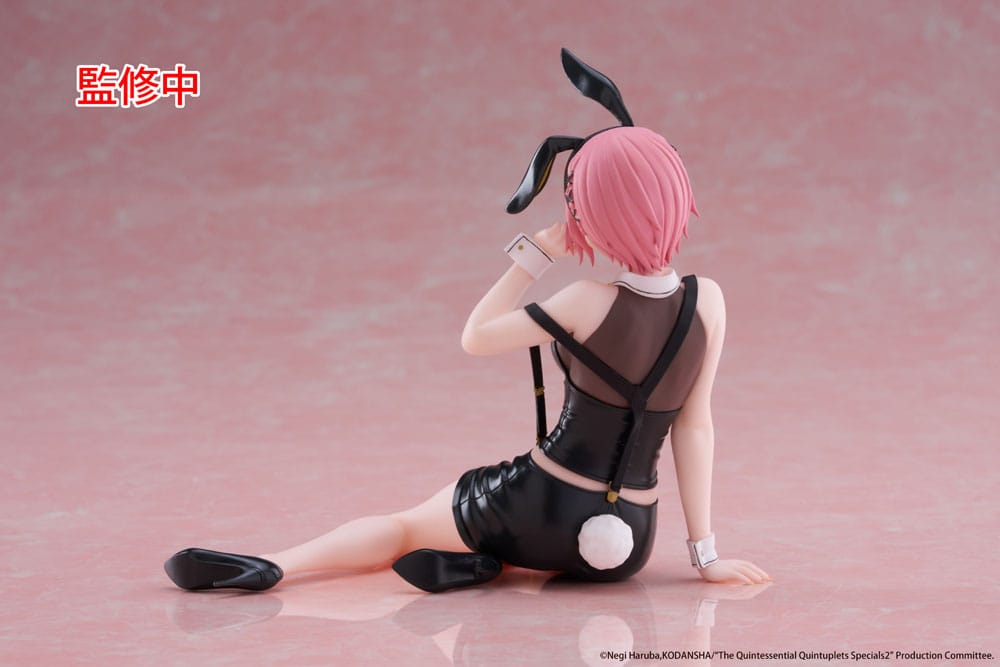The Quintessential Quintuplets 3 statuette PVC Desktop Cute Figure Ichika Nakano Bunny Ver. 13 cm
