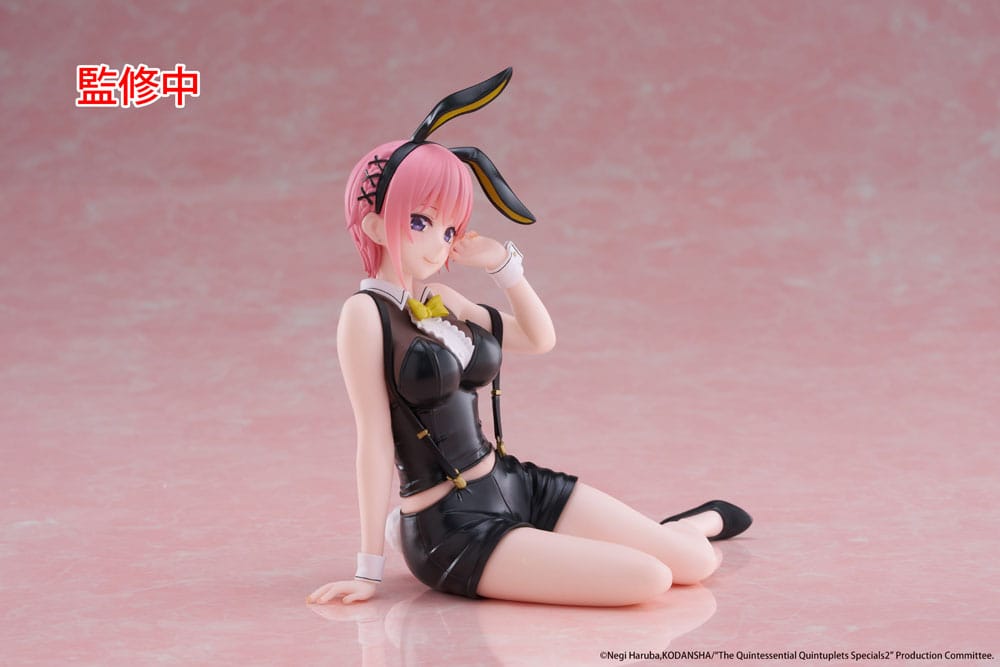 The Quintessential Quintuplets 3 statuette PVC Desktop Cute Figure Ichika Nakano Bunny Ver. 13 cm