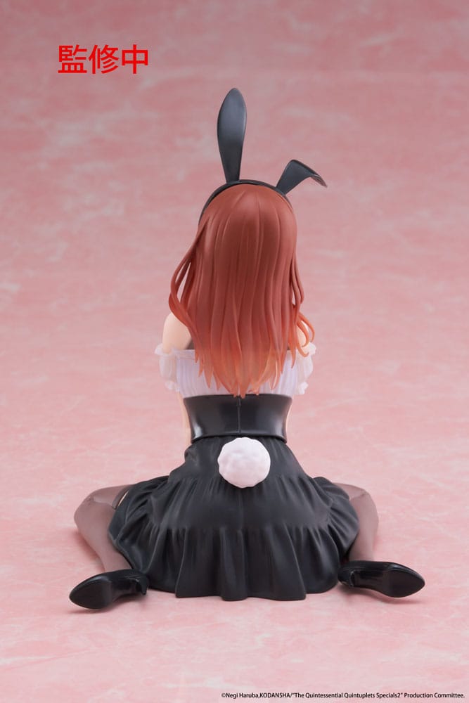 The Quintessential Quintuplets 3 statuette PVC Desktop Cute Figure Miku Nakano (Bunny Ver.) 13 cm