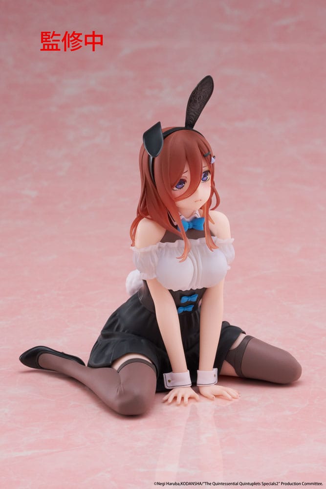 The Quintessential Quintuplets 3 statuette PVC Desktop Cute Figure Miku Nakano (Bunny Ver.) 13 cm
