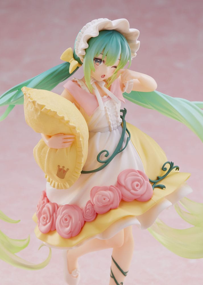 Hatsune Miku statuette PVC Hatsune Miku Wonderland Figure Sleeping Beauty Reissue 18 cm