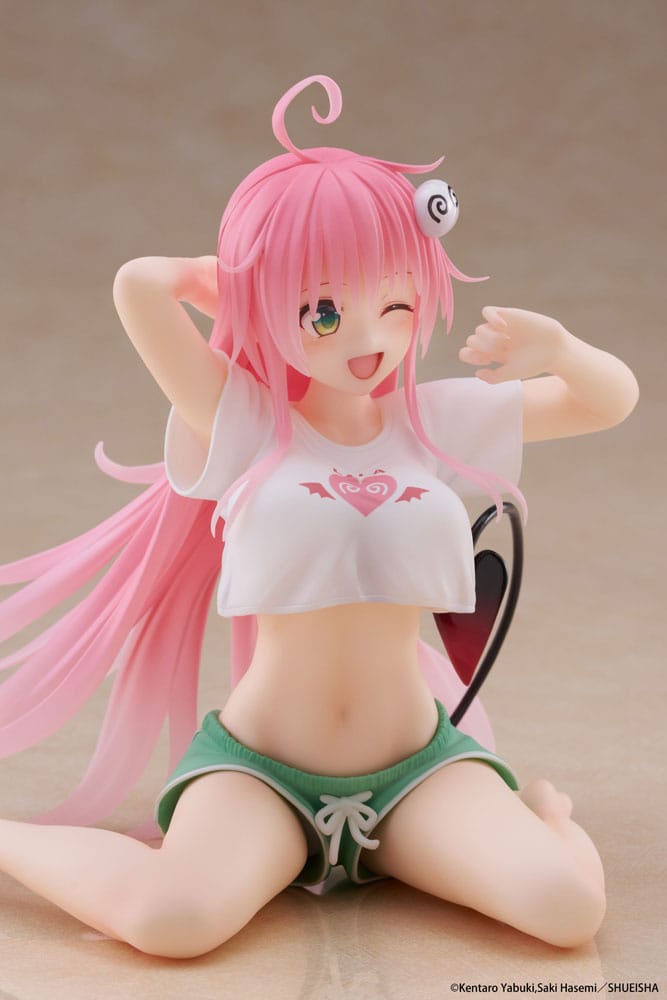 To Love-Ru Darkness statuette PVC Desktop Cute Figure Lala Roomwear Ver. 13 cm