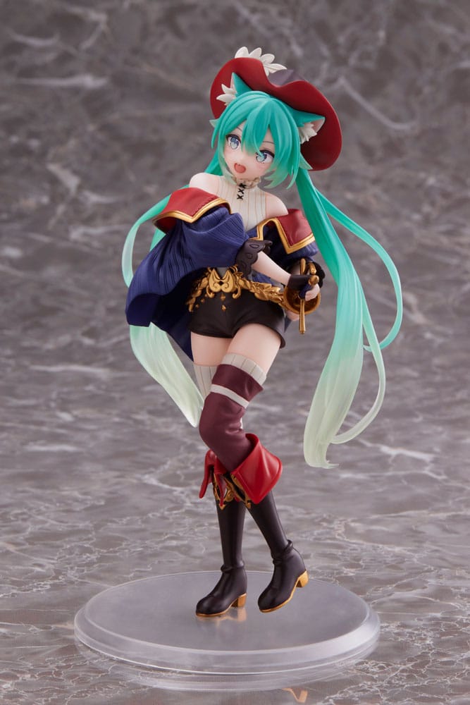 Hatsune Miku statuette PVC Hatsune Miku Wonderland Puss in Boots 18 cm (with bonus)