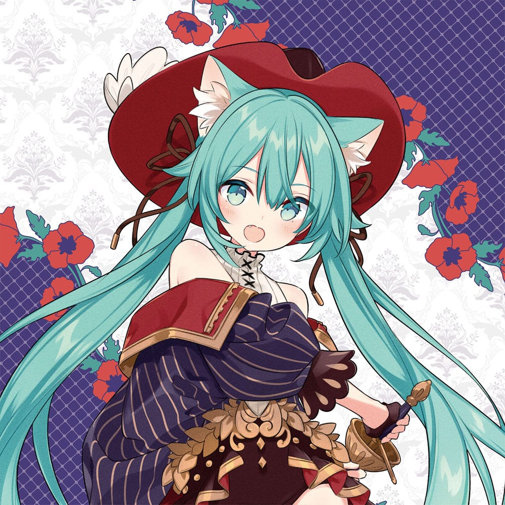 Hatsune Miku statuette PVC Hatsune Miku Wonderland Puss in Boots 18 cm (with bonus)