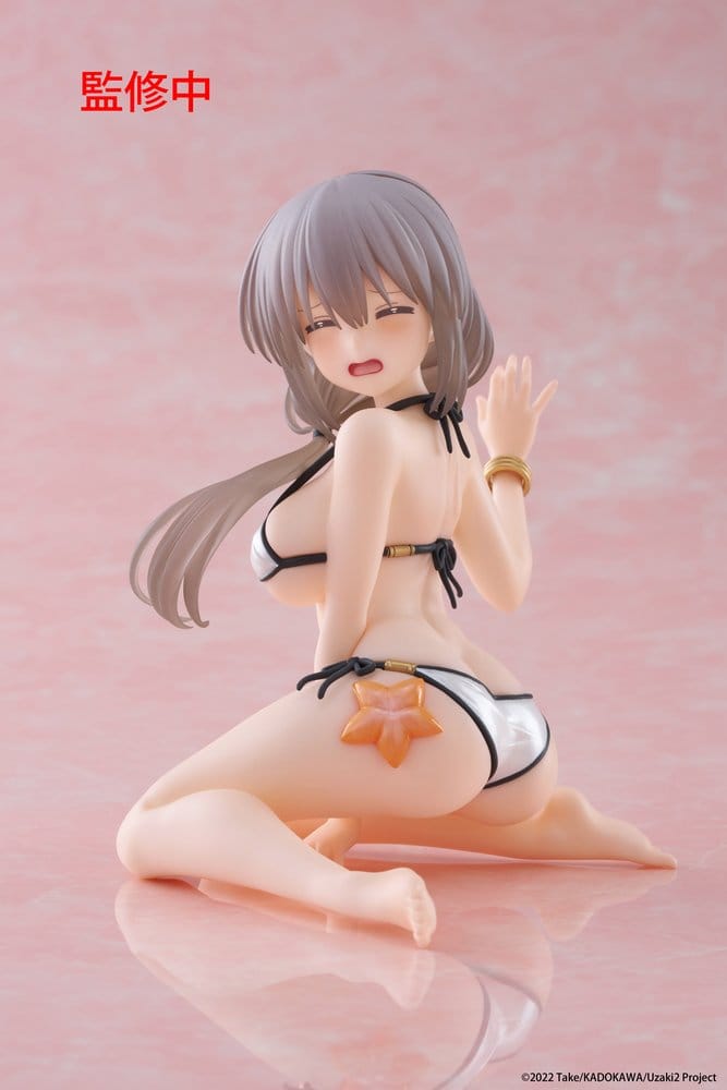 Uzaki-chan Wants to Hang Out! statuette PVC Desktop Cute Figure Tsuki Uzaki (Swimwear Ver.) 13 cm