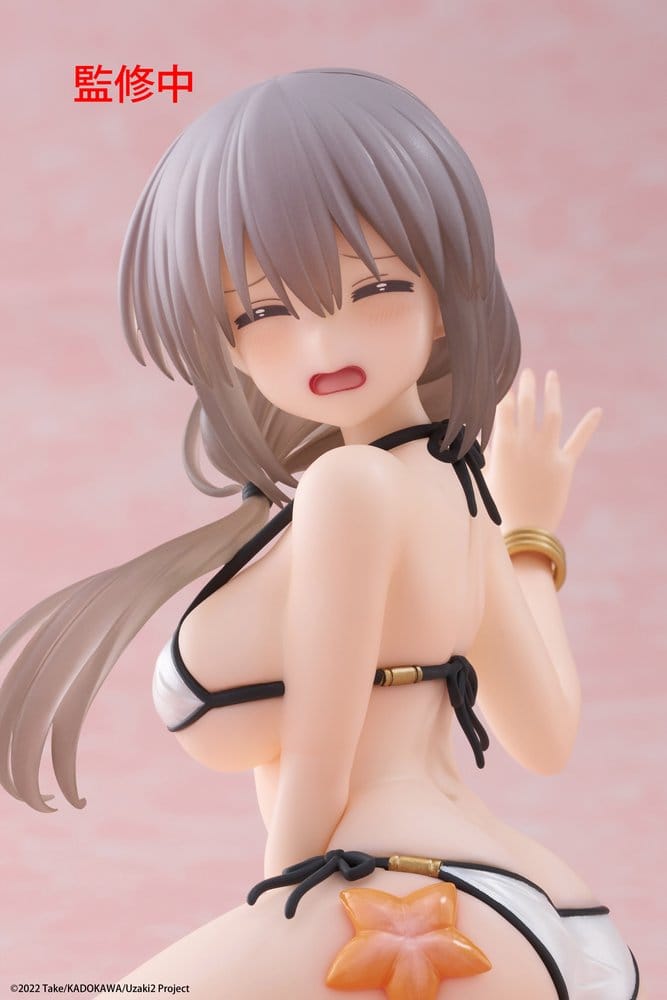 Uzaki-chan Wants to Hang Out! statuette PVC Desktop Cute Figure Tsuki Uzaki (Swimwear Ver.) 13 cm