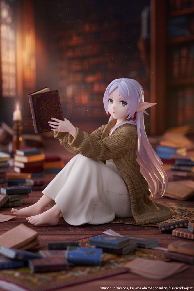 Frieren: Beyond Journey's End statuette PVC Desktop Cute Figure Frieren Roomwear Ver. 13 cm