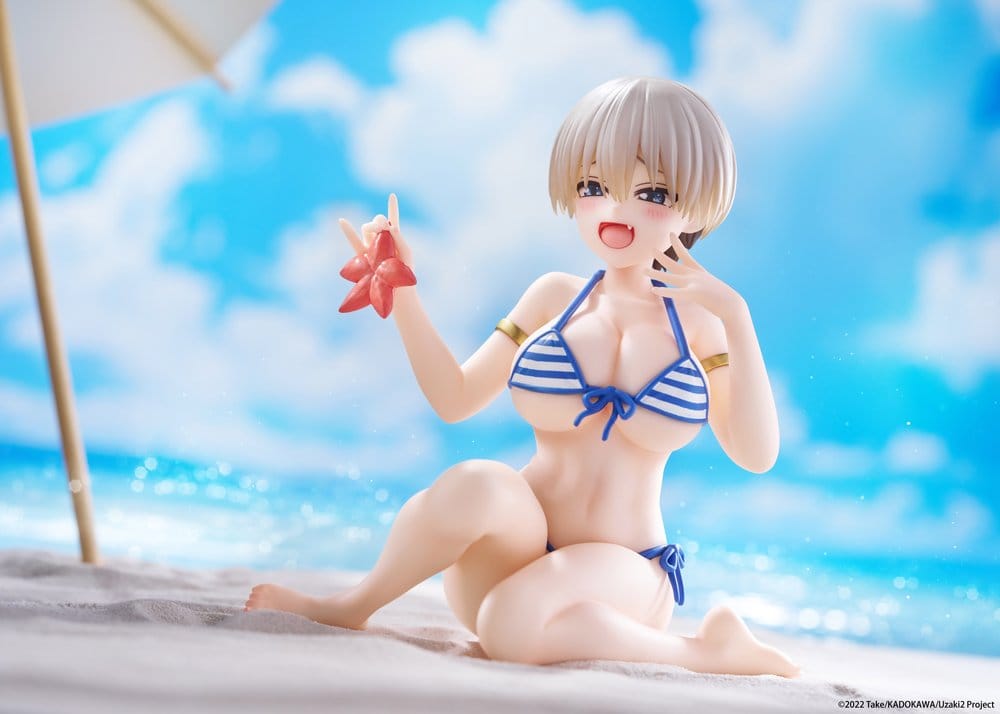 Uzaki-chan Wants to Hang Out! figurine PVC Desktop Cute Hana Uzaki (Swim wear Ver.) 13 cm