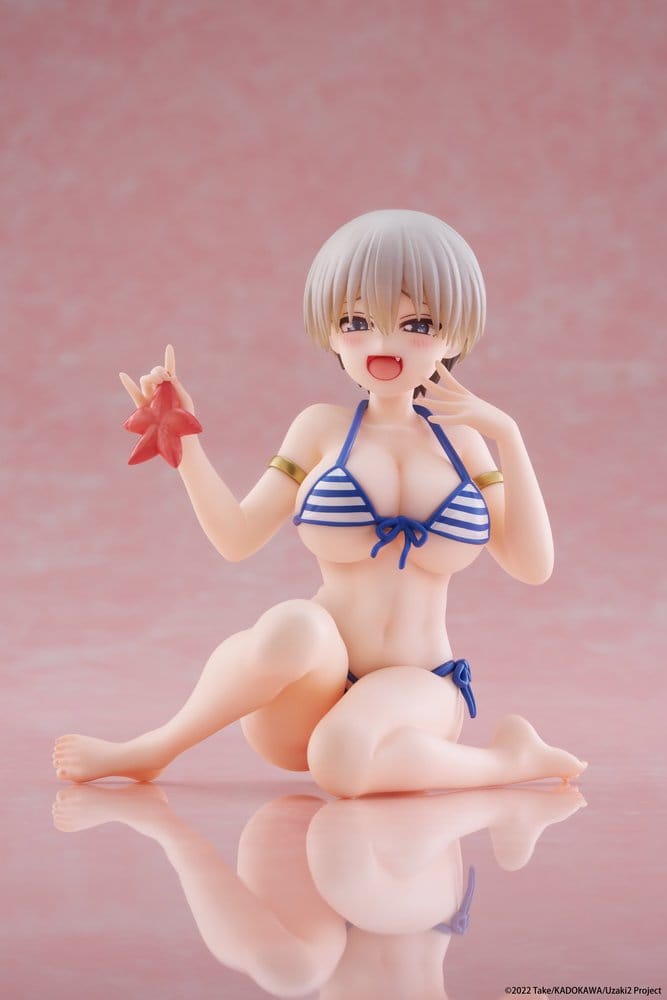 Uzaki-chan Wants to Hang Out! figurine PVC Desktop Cute Hana Uzaki (Swim wear Ver.) 13 cm