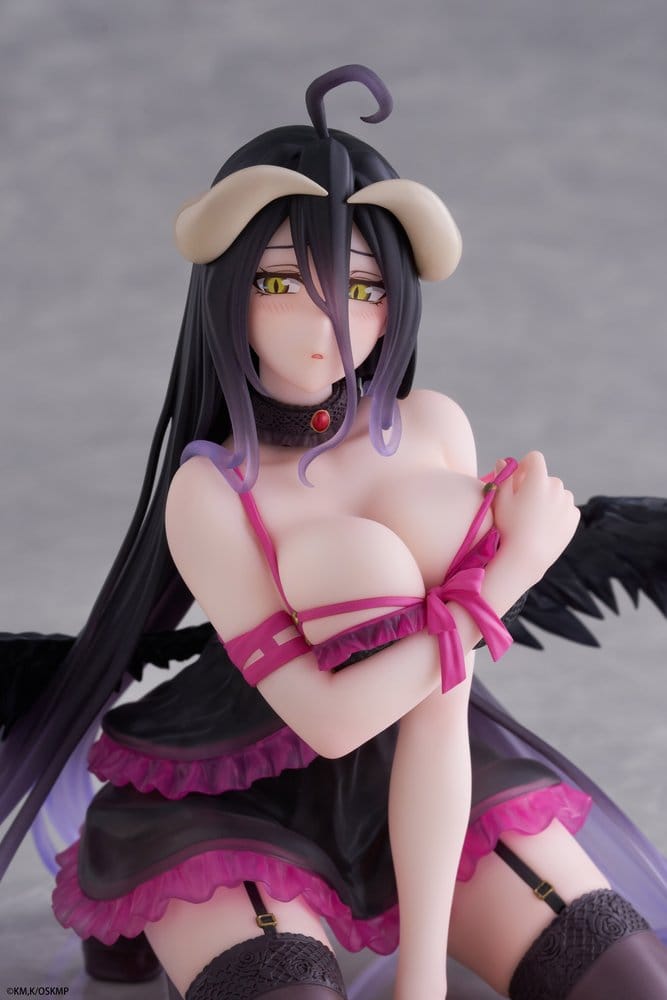 Overlord figurine PVC Desktop Cute Albedo (Negligee ver.) 13 cm