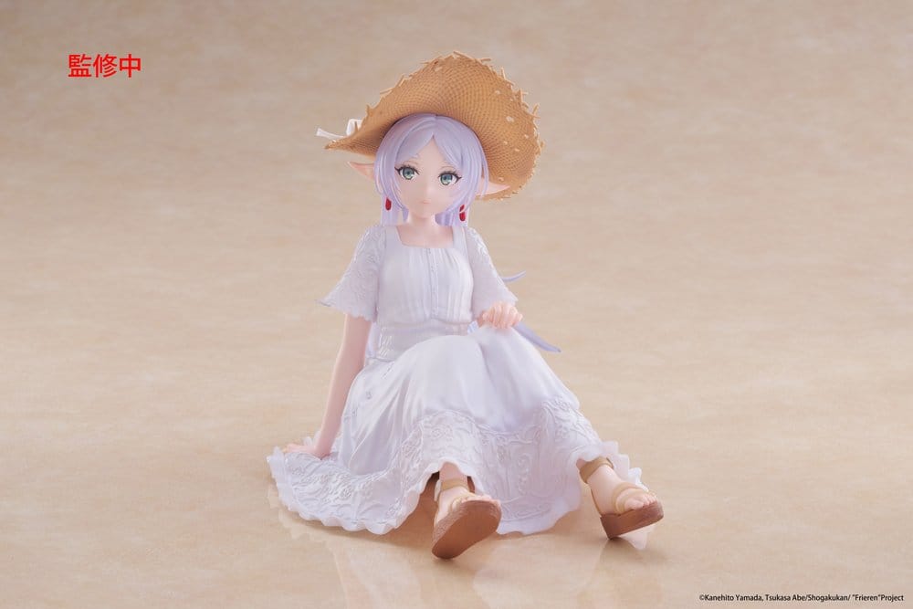 Frieren: Beyond Journey's End statuette PVC Desktop Cute Figure Frieren Summer Dress Ver. 13 cm