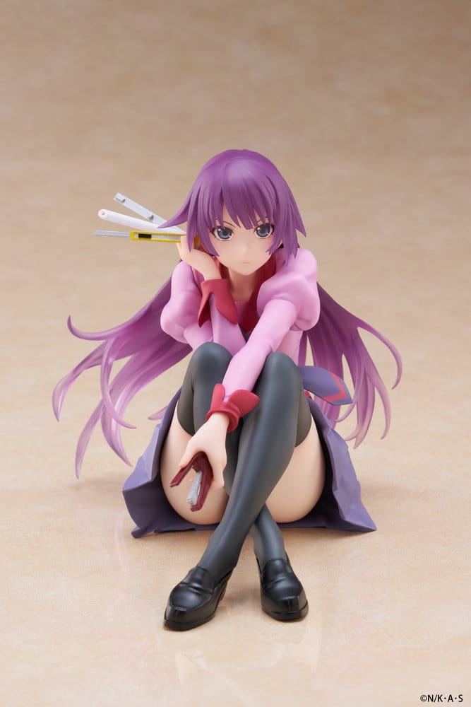 Monogatari statuette PVC Desktop Cute Figure Hitagi Senjougahara 13 cm