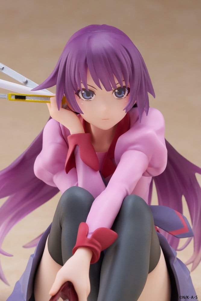 Monogatari statuette PVC Desktop Cute Figure Hitagi Senjougahara 13 cm