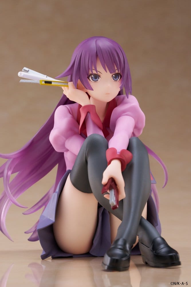 Monogatari statuette PVC Desktop Cute Figure Hitagi Senjougahara 13 cm