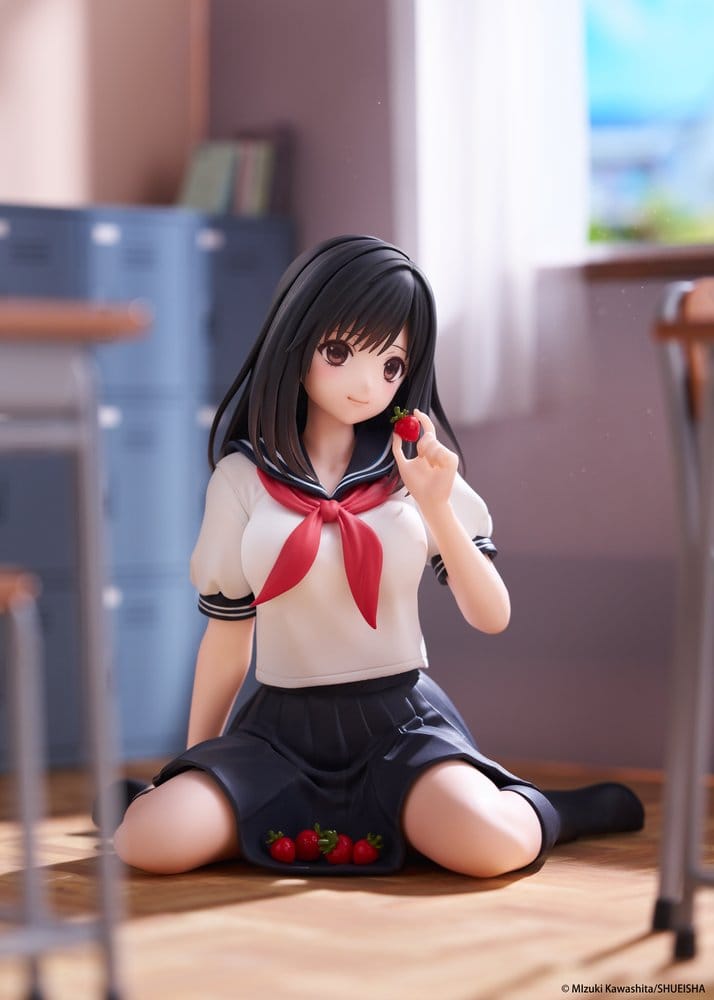 Strawberry 100% figurine PVC Desktop Cute Aya Tojo (School uniform Ver.) 13 cm