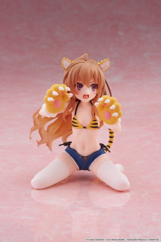 Toradora! figurine PVC Desktop Cute Taiga Aisaka (Tiger Costume Swimwear Ver.) 13 cm