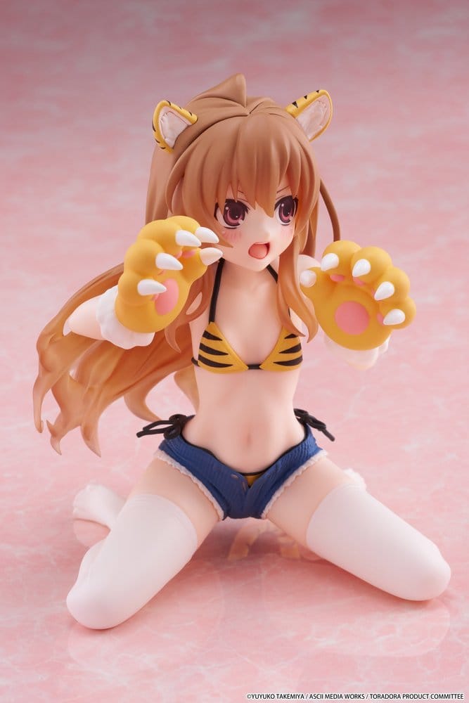 Toradora! figurine PVC Desktop Cute Taiga Aisaka (Tiger Costume Swimwear Ver.) 13 cm