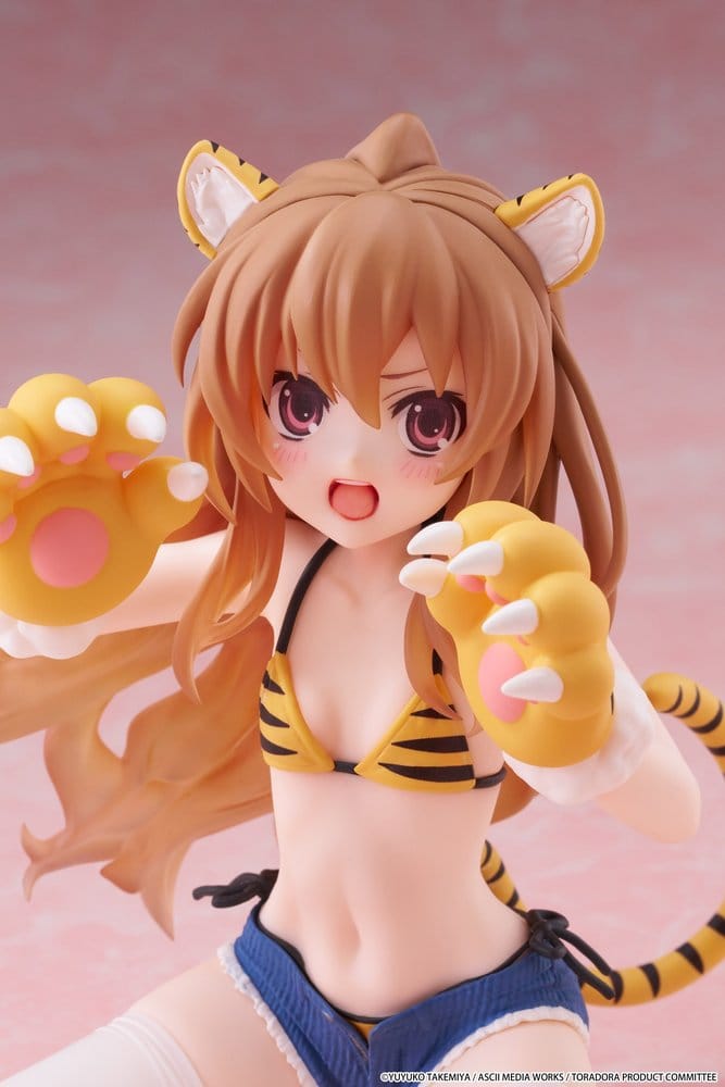 Toradora! figurine PVC Desktop Cute Taiga Aisaka (Tiger Costume Swimwear Ver.) 13 cm