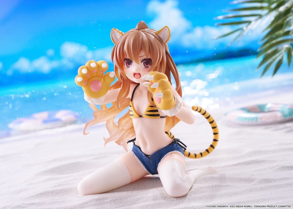 Toradora! figurine PVC Desktop Cute Taiga Aisaka (Tiger Costume Swimwear Ver.) 13 cm