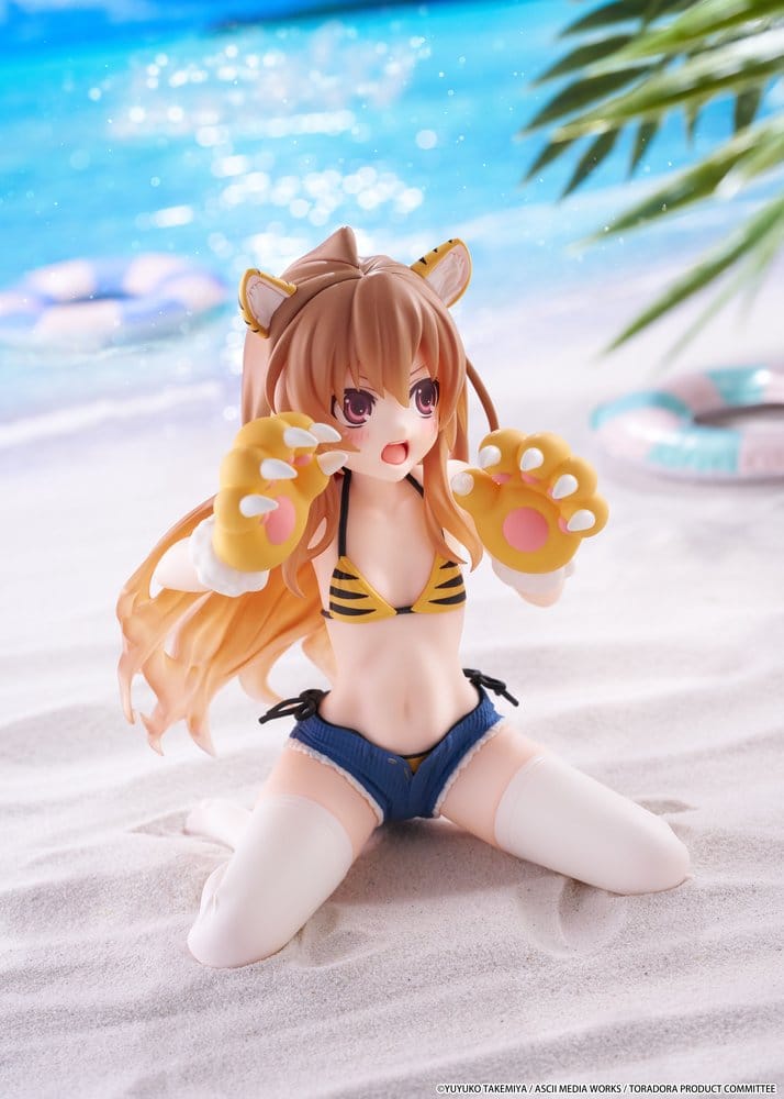 Toradora! figurine PVC Desktop Cute Taiga Aisaka (Tiger Costume Swimwear Ver.) 13 cm