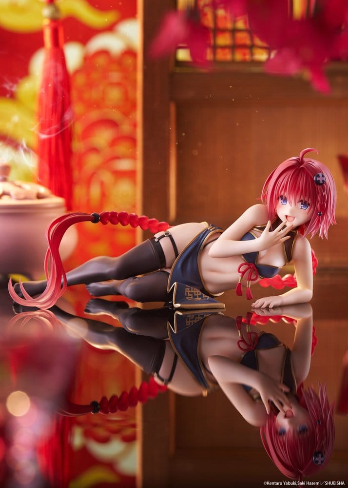 To Love-Ru Darkness figurine PVC Desktop Cute Mea Kurosaki (Chinese Dress Ver.) 13 cm